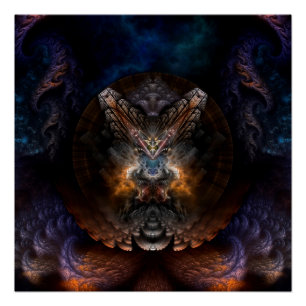 Orthricon Fractal Art Perfect Poster