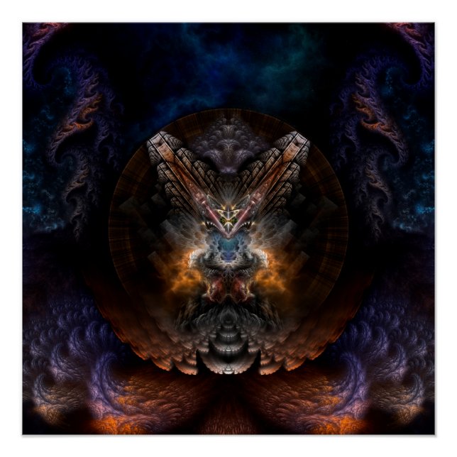 Orthricon Fractal Art Perfect Poster (Front)