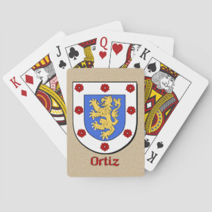 Ortiz Heraldic Shield Playing Cards