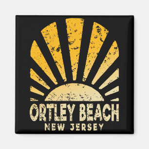 Ortley Beach Nj - Sunny Ortley Beach New Jersey  Magnet