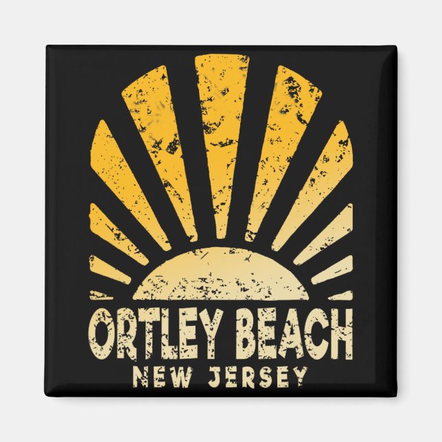 Ortley Beach Nj - Sunny Ortley Beach New Jersey  Magnet (Front)