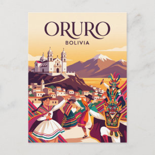 Oruro, Bolivia Postcard