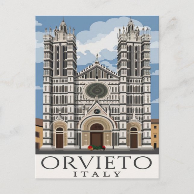 Orvieto, Italy  Postcard (Front)