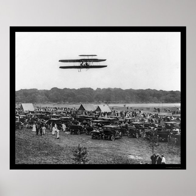 Orville Wright Record Flight 1909 Poster (Front)