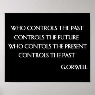 Orwell’s quote poster