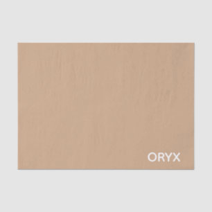 Oryx brown beige color name tissue paper