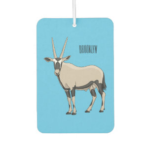 Oryx cartoon illustration car air freshener