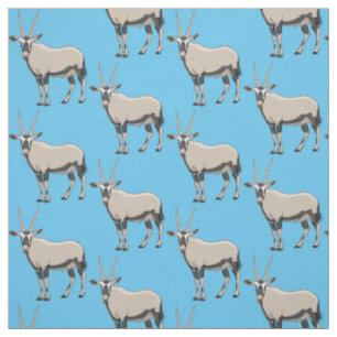 Oryx cartoon illustration fabric