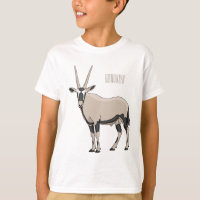 Oryx cartoon illustration