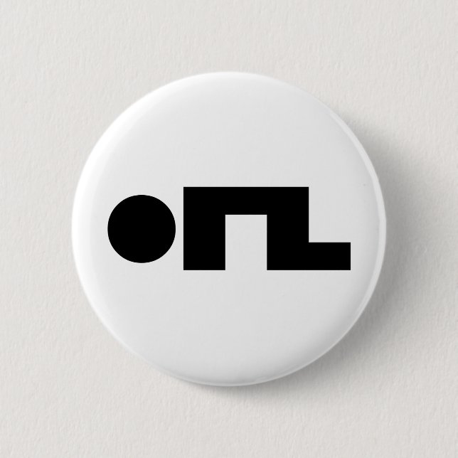 ORZ Emoticon Kaomoji Emoji 6 Cm Round Badge (Front)