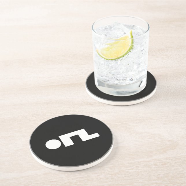 ORZ Emoticon Kaomoji Emoji Coaster (Side)