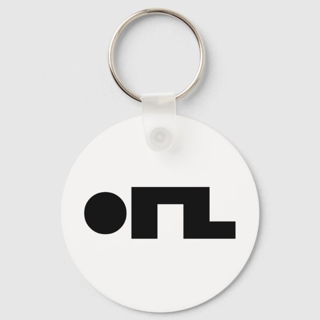 ORZ Emoticon Kaomoji Emoji Key Ring (Front)