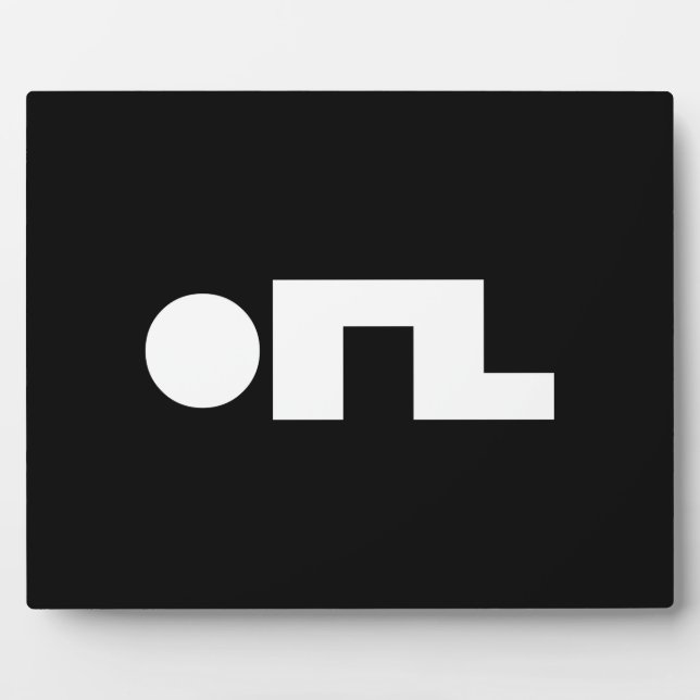 ORZ Emoticon Kaomoji Emoji Plaque (Front)