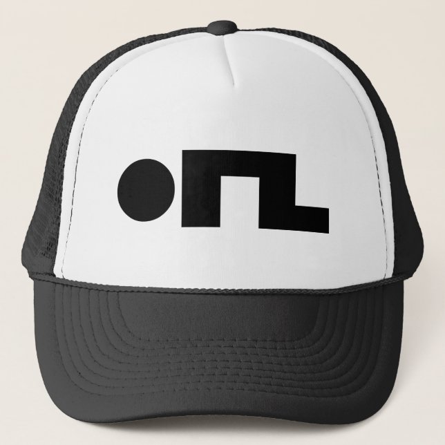 ORZ Emoticon Kaomoji Emoji Trucker Hat (Front)