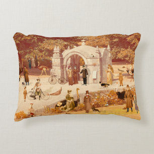 Os Avestruzes de Ponte de Lima / The Ostriches Decorative Cushion