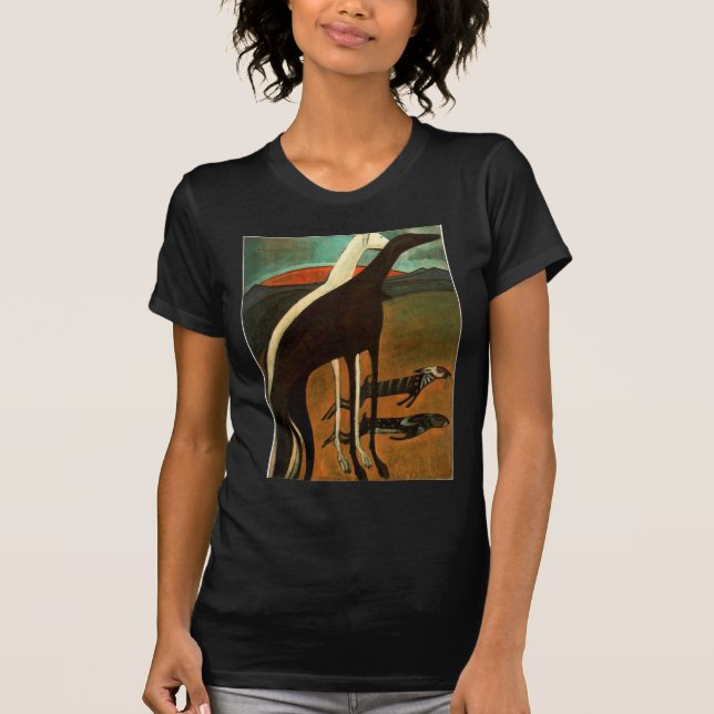 Os galgos by Amadeo de Souza-Cardoso T-Shirt (Front)