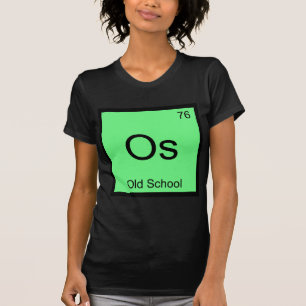 Os - Old School Chemistry Element Symbol T-Shirt