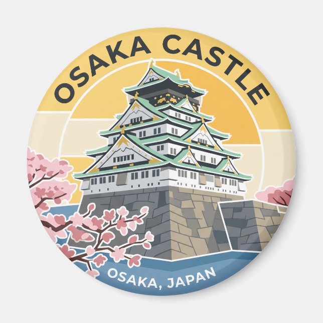 Osaka Castle, Japan Japan Magnet (Front)