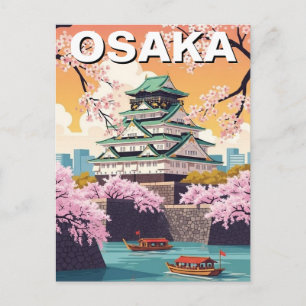 Osaka Castle Japan Postcard