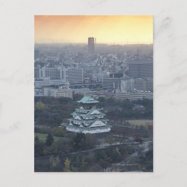 Osaka Castle Postcard (Front)
