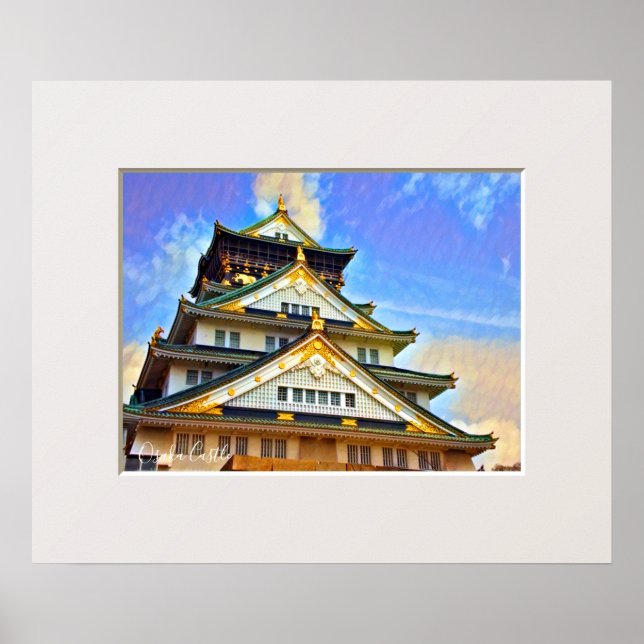 Osaka Castle Poster (Front)