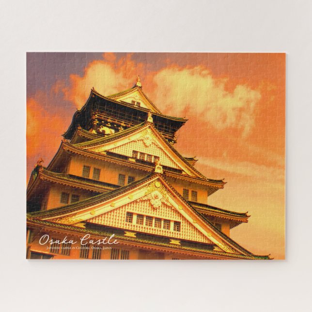 Osaka Castle (Sunset ver.) Jigsaw Puzzle (Horizontal)