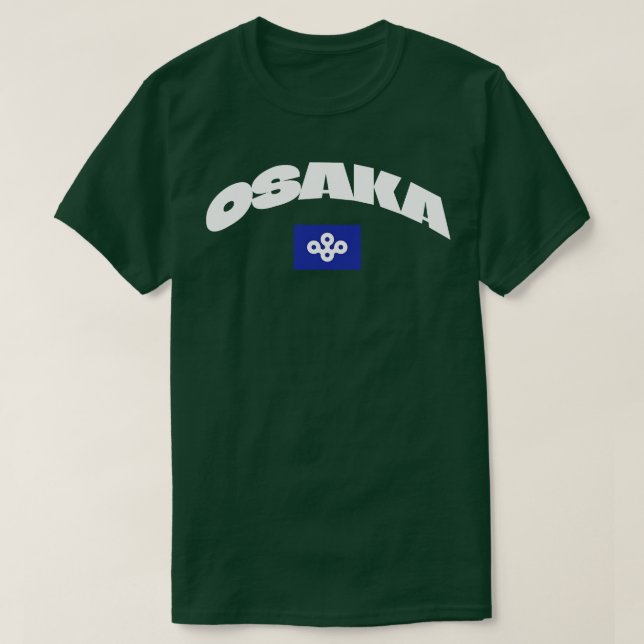 Osaka Japan City Flag 1 T-Shirt (Design Front)