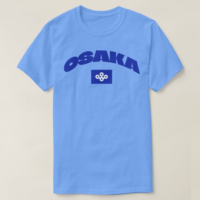Osaka Japan City Flag T-Shirt (Design Front)