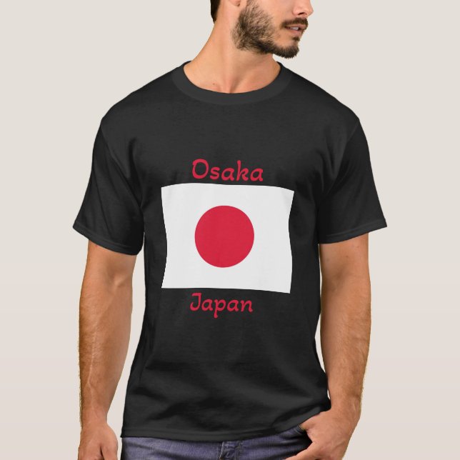 Osaka Japan Flag T-Shirt (Front)