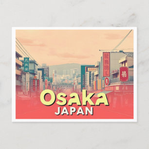 OSAKA JAPAN VINTAGE POSTCARD