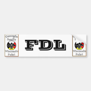 Osaugie FDL Bumper Sticker - Must edit to see all!
