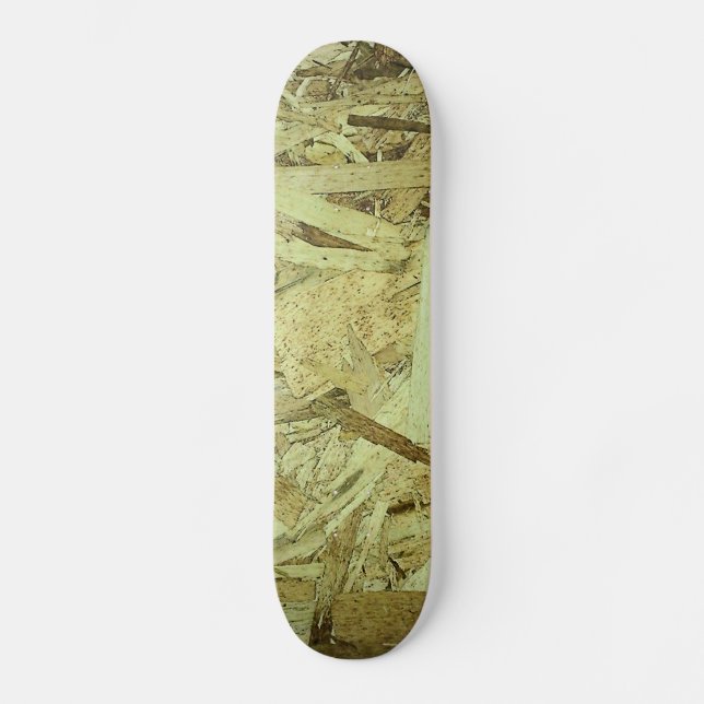 OSB Chip Board Plywood Skateboard (Front)