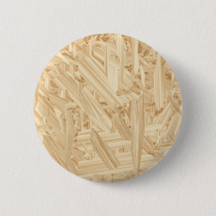 OSB Pattern Chipboard Renovation 6 Cm Round Badge