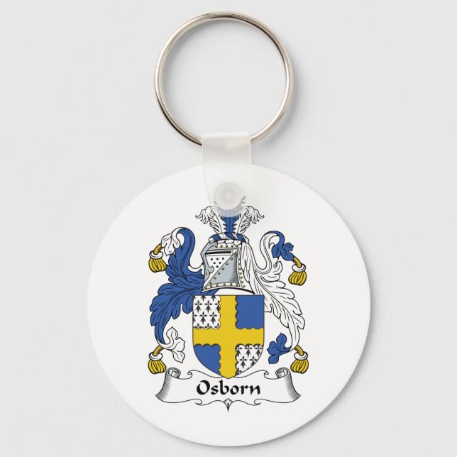 Osborn Family Crest Key Ring (Front)