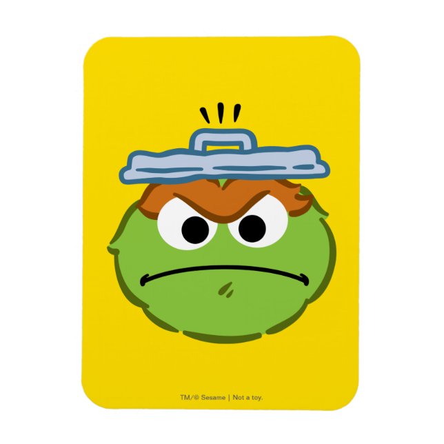 Oscar Angry Face Magnet (Vertical)