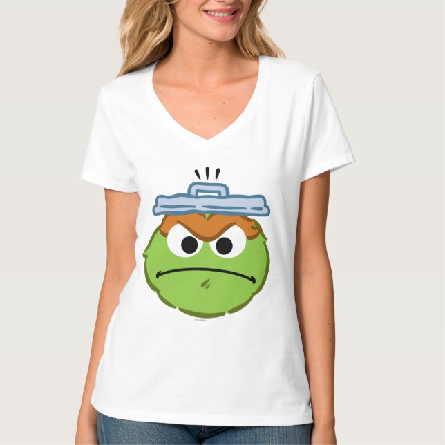 Oscar Angry Face T-Shirt (Front)