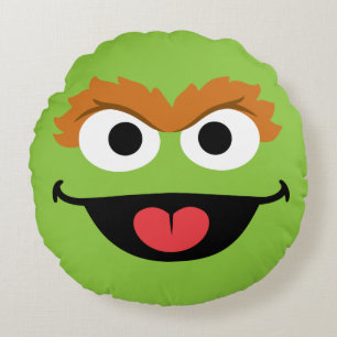 Oscar Face Art Round Cushion