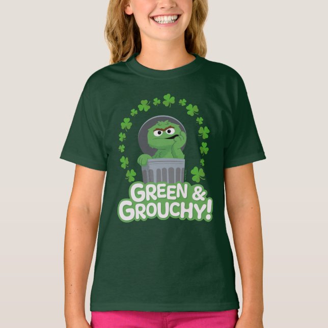 Oscar | Green & Grouchy! T-Shirt (Front)