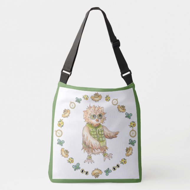 Oscar Owl Baby Tote Bag (Front)