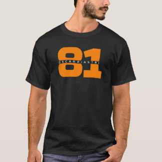 Oscar Piastri McLaren Formula One Number 81 Logo T-Shirt