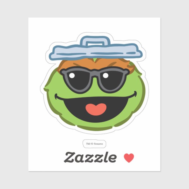 Oscar Smiling Face with Sunglasses (Sheet)