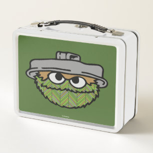 Oscar the Grouch   80's Throwback Metal Lunch Box