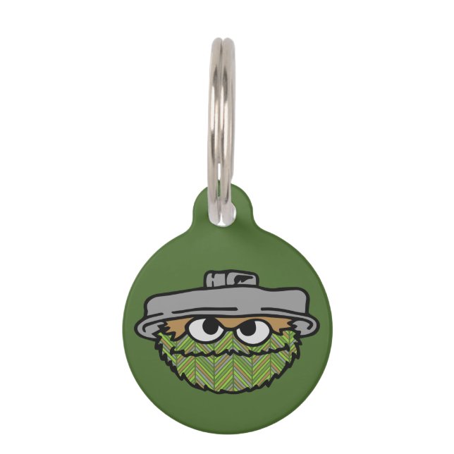 Oscar the Grouch | 80's Throwback Pet Tag (Front)