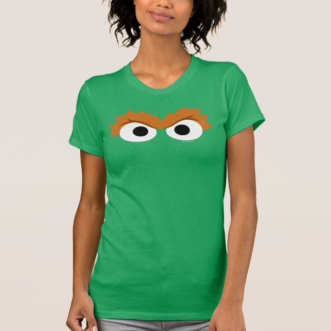 Oscar the Grouch Big Face T-Shirt (Front)