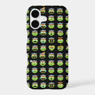 Oscar the Grouch Emoji Pattern