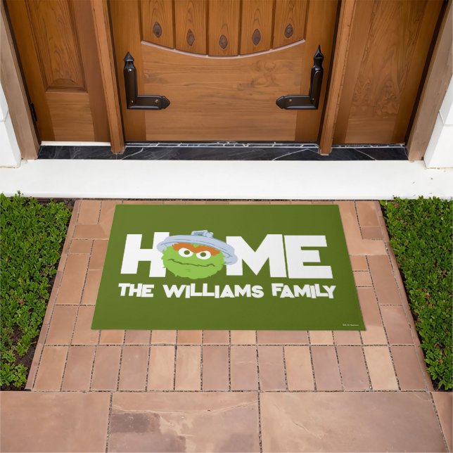Oscar the Grouch Face Doormat (Outdoor)