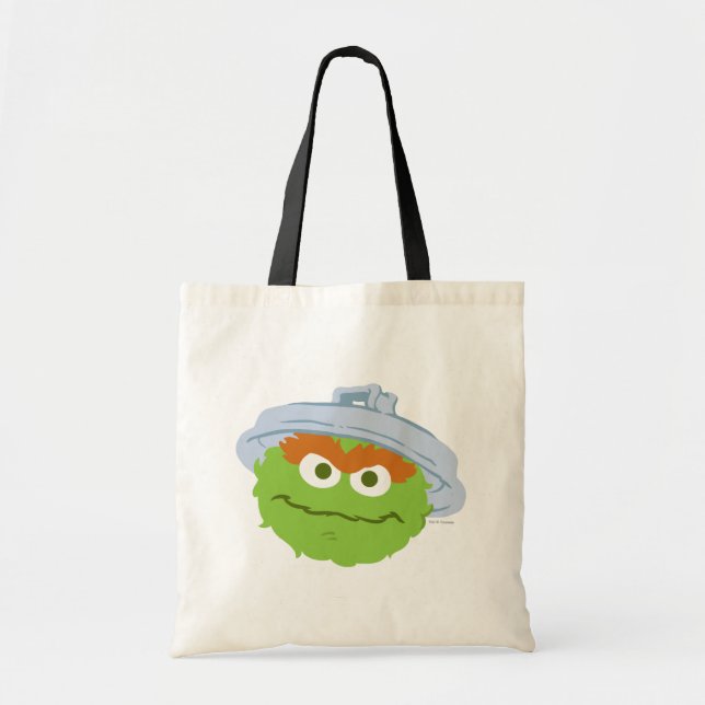 Oscar the Grouch Face Tote Bag (Front)