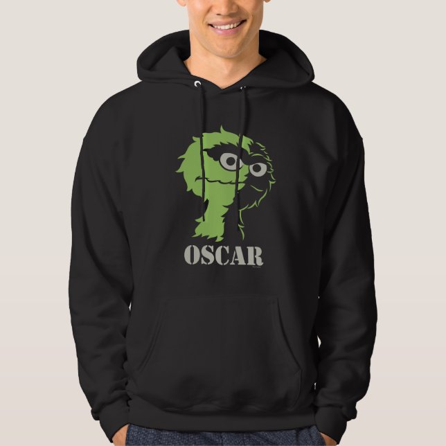 Oscar the Grouch Half Hoodie (Front)