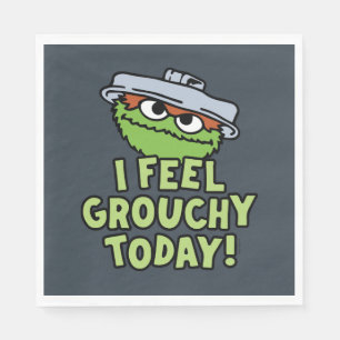 Oscar the Grouch I Feel Grouchy Today! Napkin