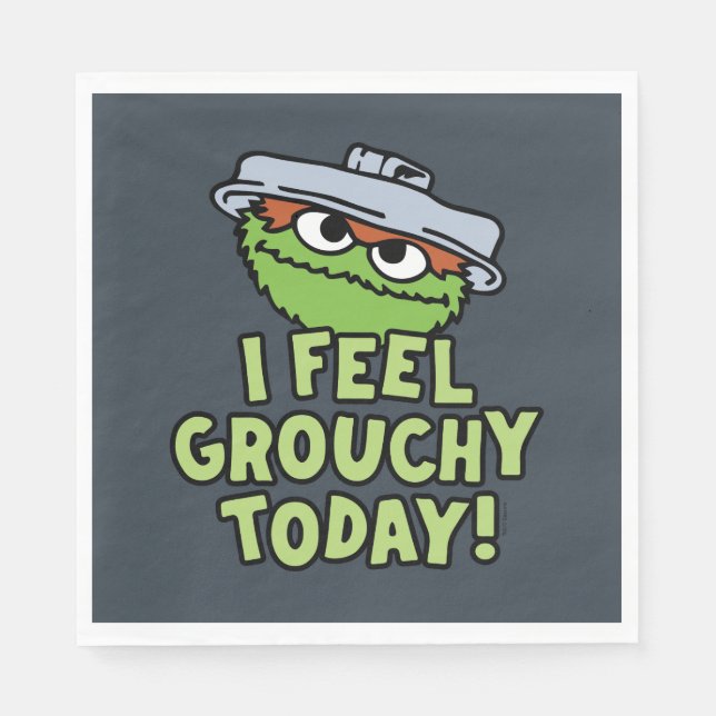 Oscar the Grouch | I Feel Grouchy Today! Napkin (Front)